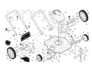 Part Location Diagram of 709333 Briggs and Stratton Adapter, blade